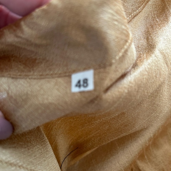 Black/Gold Men’s Formal Kurta - Picture 6 of 6